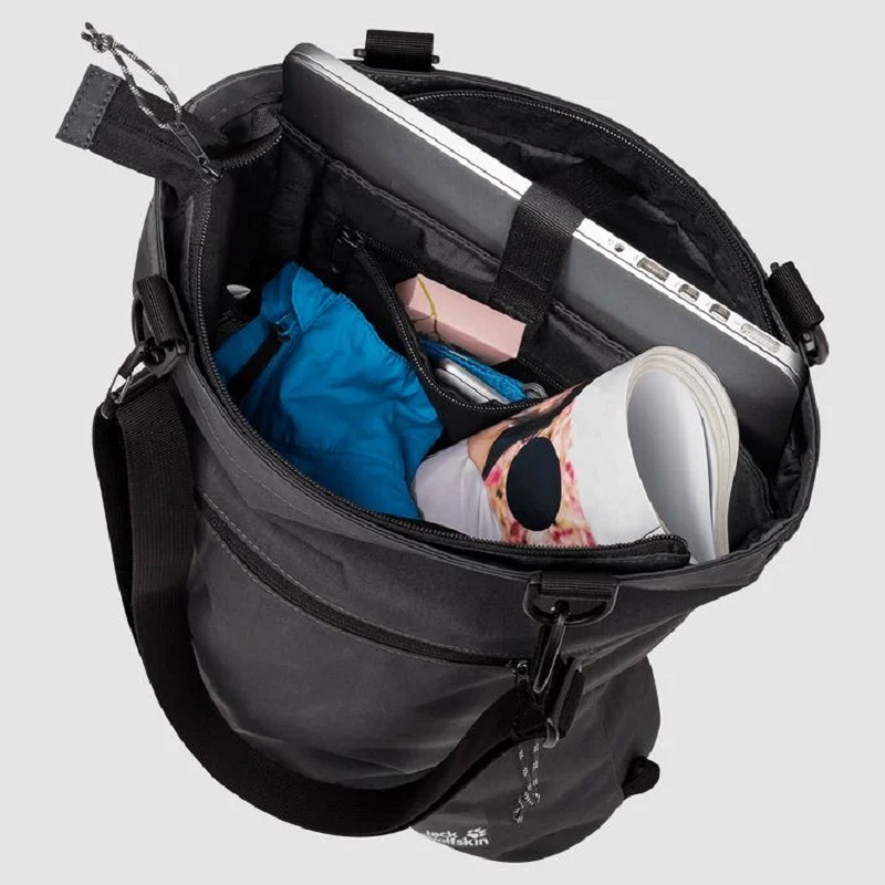 Jack Wolfskin 2v1 taška i batoh 365 TOTE BAG modrá