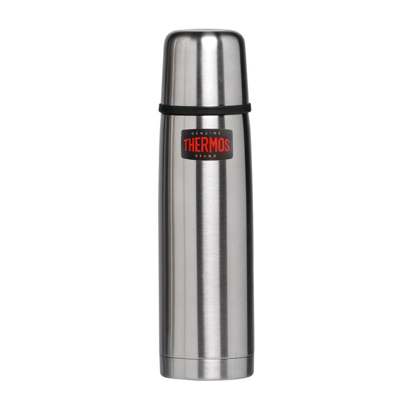 Thermos Termoska s tlačítkovým uzávěrem a šálkem nerez 1l