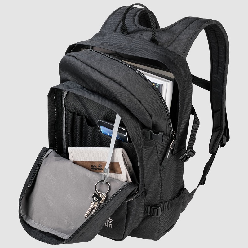 Jack Wolfskin klasický batoh CAMPUS černý