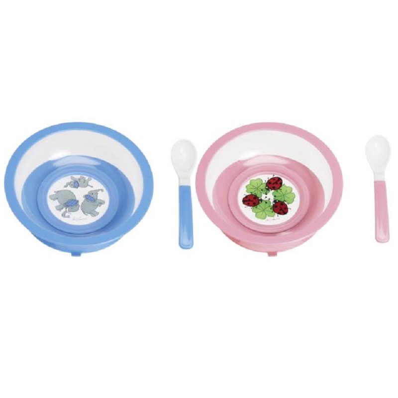 Playshoes - dětský jídelní set - talířek se lžičkou