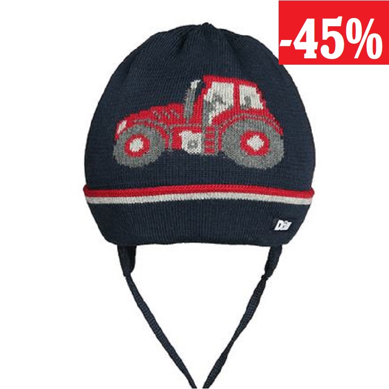 Döll dětská zimní úpletová čepice TRAKTOR