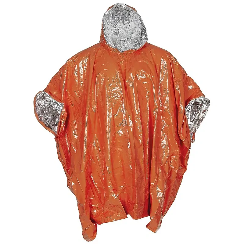 FOX OUTDOOR Emergency Pončo do deště oranžové ALU