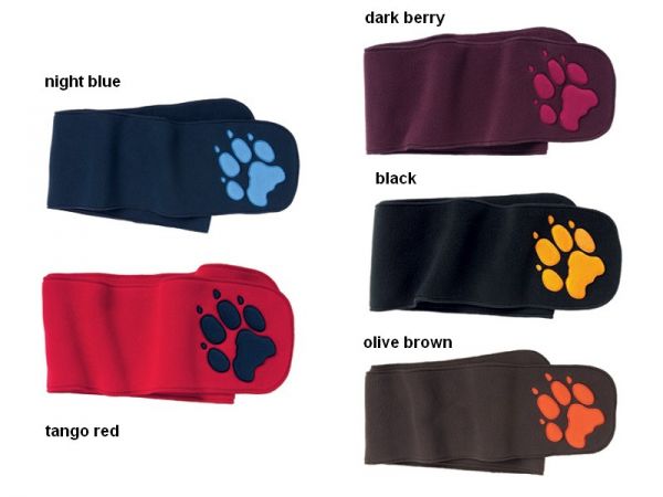 Jack Wolfskin dětská fleesová šála KIDS PAW SCARF