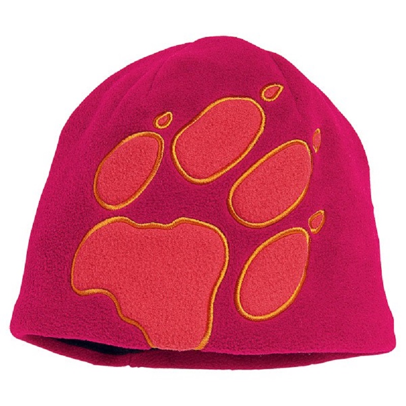 Jack Wolfskin dětská fleesová čepice KIDS FRONT PAW HAT