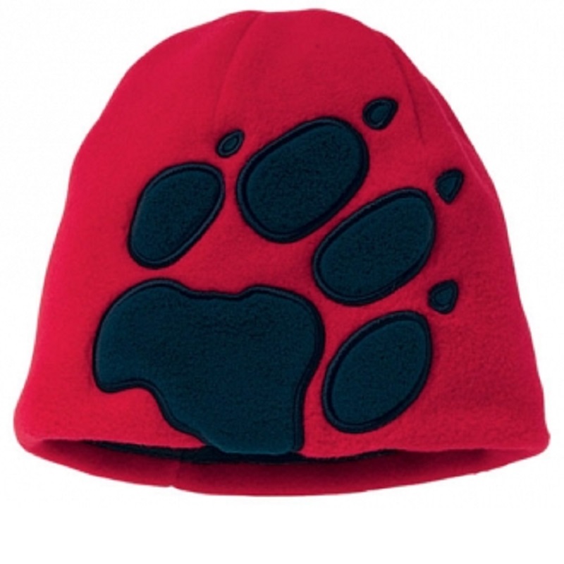 Jack Wolfskin dětská fleesová čepice KIDS FRONT PAW HAT