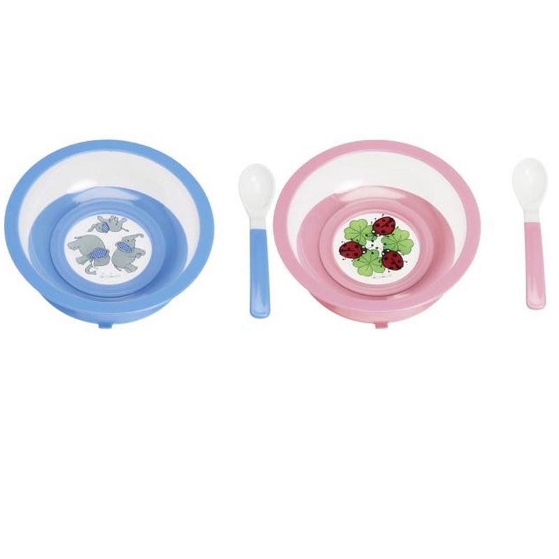 Playshoes - dětský jídelní set - talířek se lžičkou