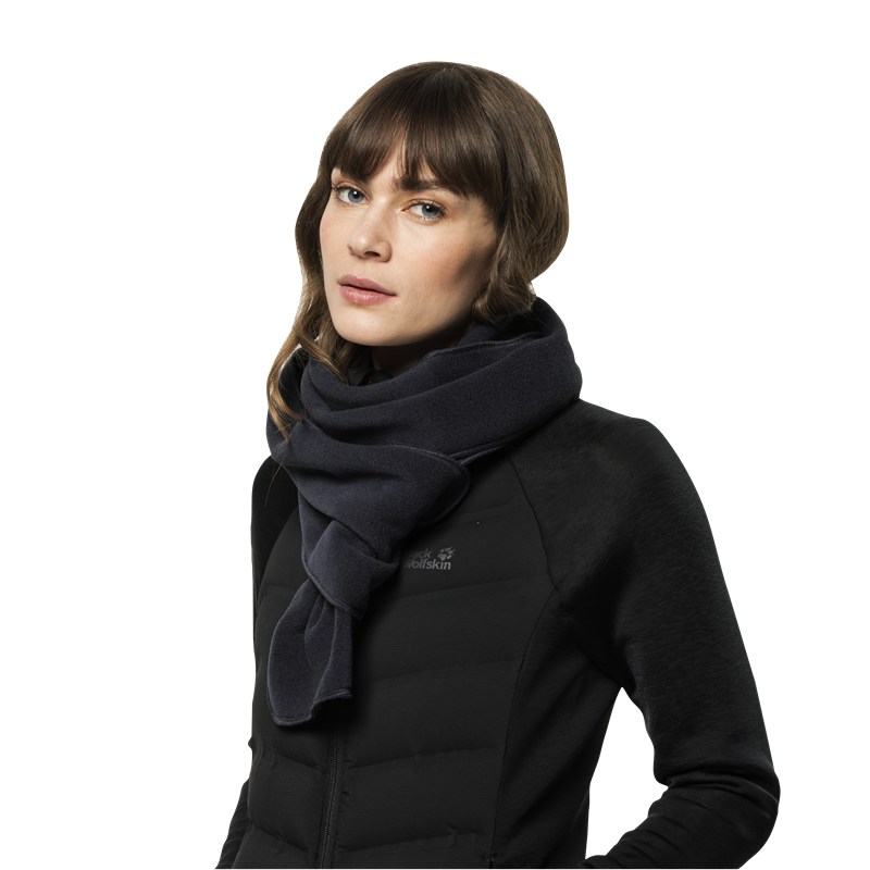 Jack Wolfskin šála VERTIGO SCARF černá