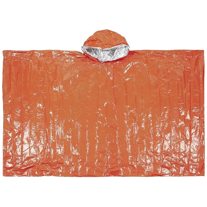 FOX OUTDOOR Emergency Pončo do deště oranžové ALU