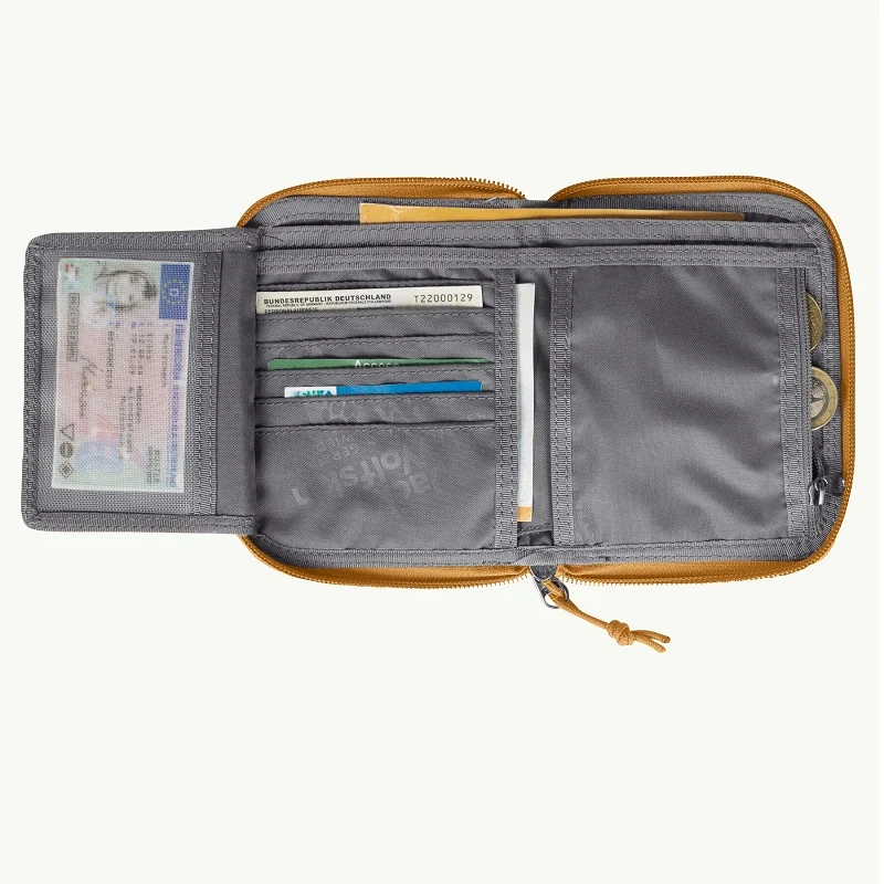 Jack Wolfskin pánská peněženka KONYA WALET hnědá
