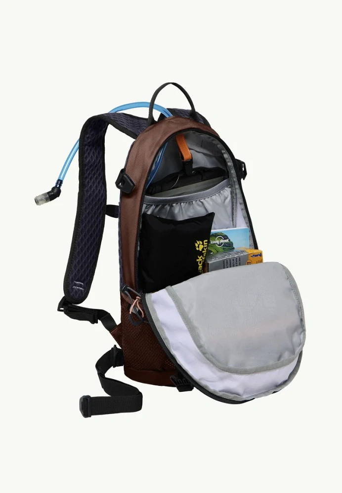 Jack Wolfskin cyklobatoh VELOCITY 12 rezavě hnědá