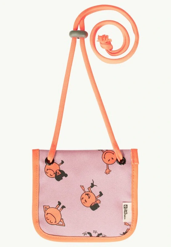 Jack Wolfskin dětská peněženka SMILEYWORLD POUCH fialková
