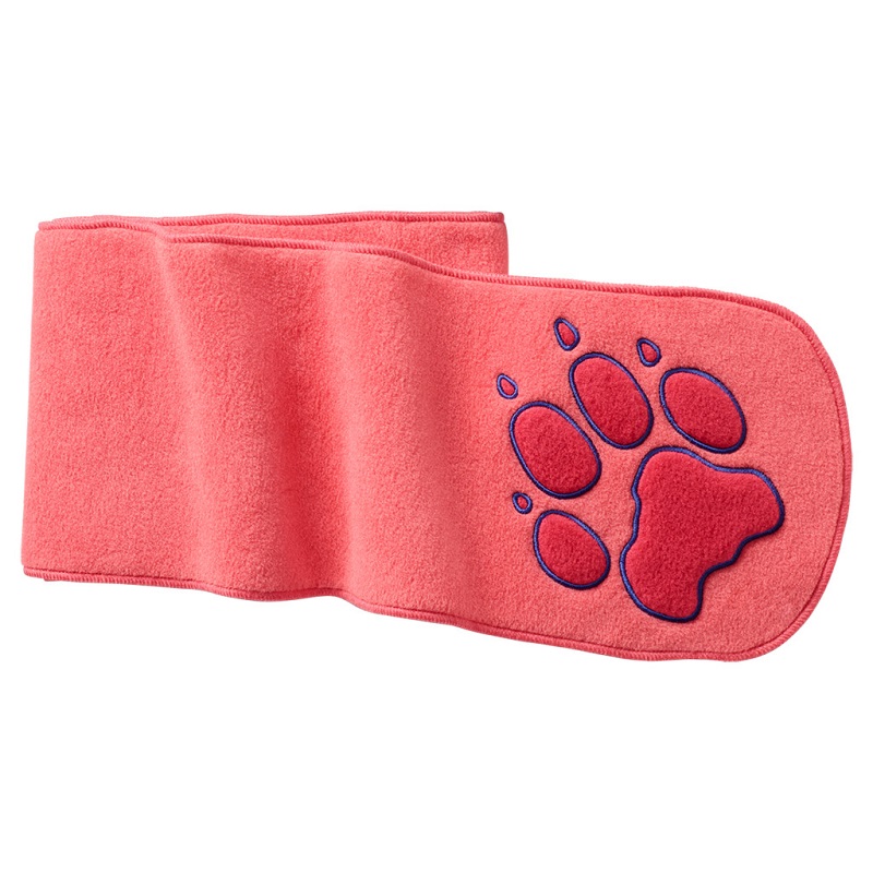 Jack Wolfskin dětská fleesová šála KIDS PAW SCARF