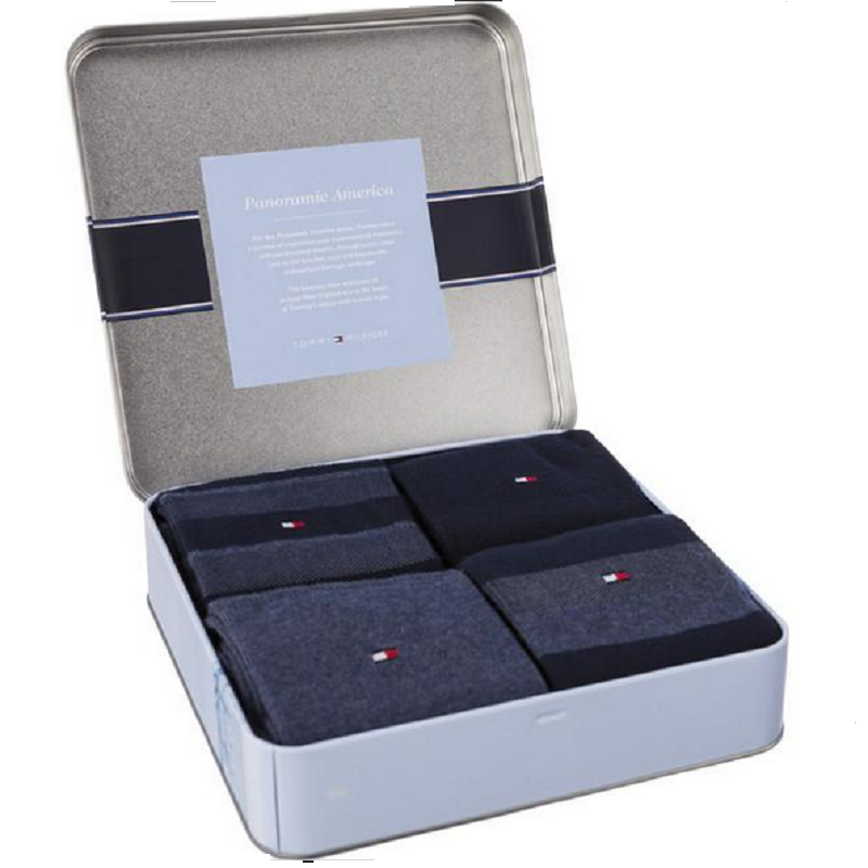 Tommy Hilfiger Pánské ponožky box 4 páry