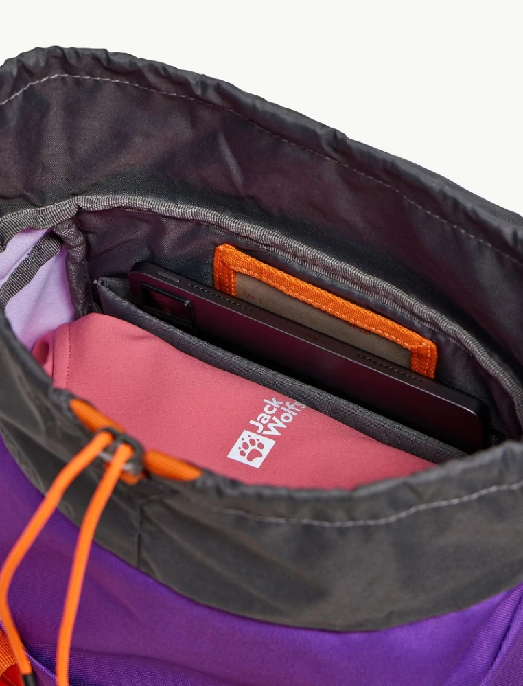 Jack Wolfskin dětský batoh WALDSPIELER 16 fialkový 