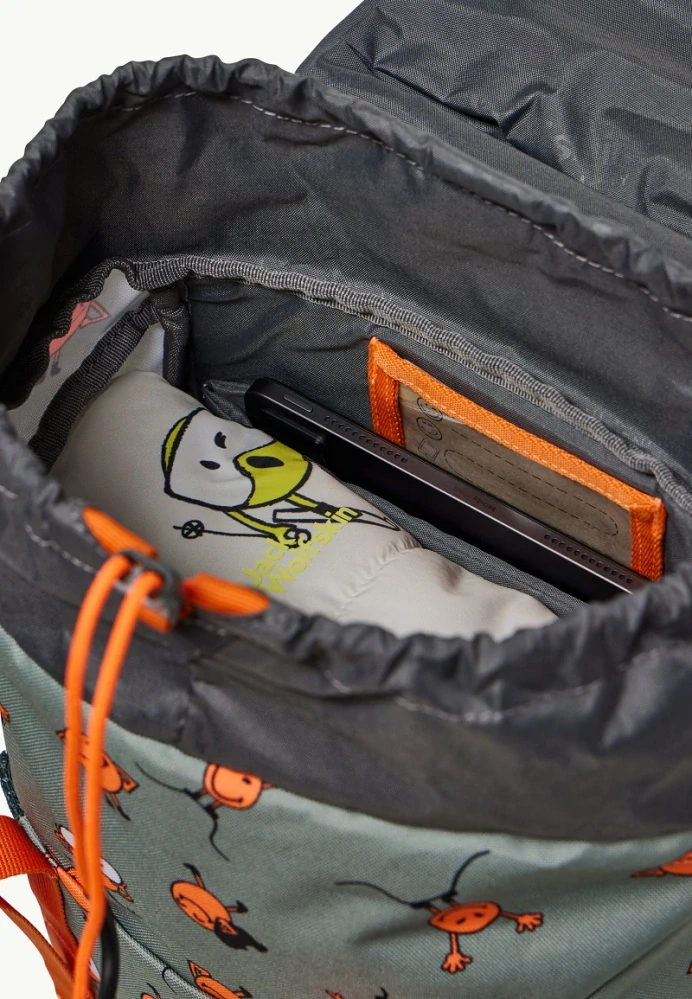 Jack Wolfskin dětský batoh SMILEYWORLD WALDSPIELER 16 khaki  