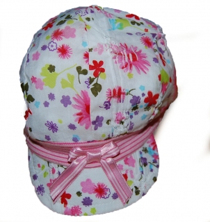 Döll dětská - dívčí baby letní čepice s kšiltem