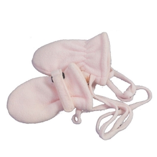 Döll flísové zimní dívčí rukavice bezpalcové Doll