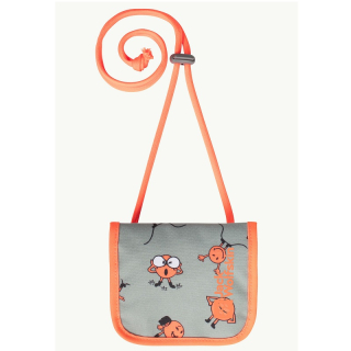 Jack Wolfskin dětská peněženka SMILEYWORLD POUCH šedo oranžová