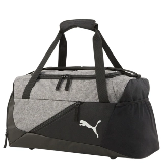 PUMA sportovní taška teamfinal černo-šedá